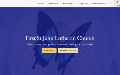 First St John Website gets a Facelift