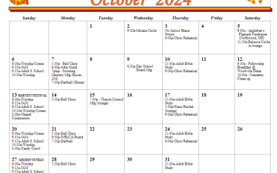 October 2024 Calendar