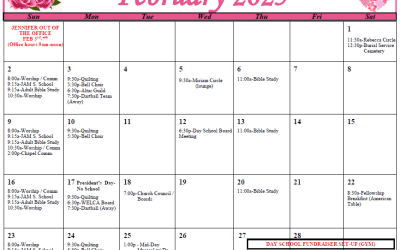 February 2025 Calendar