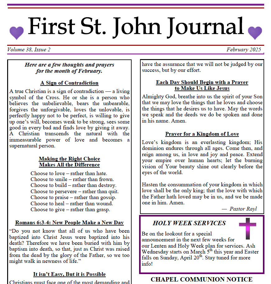 FSJ - Journal - February 2025