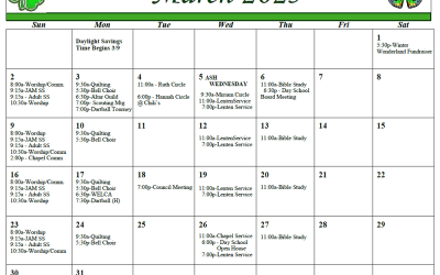 March 2025 Calendar