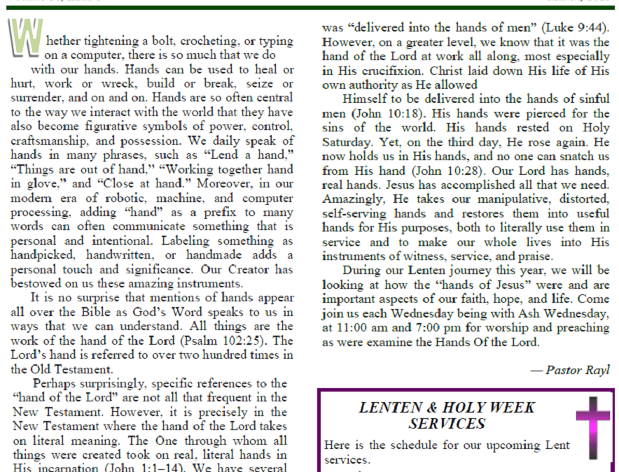 March 2025 Newsletter