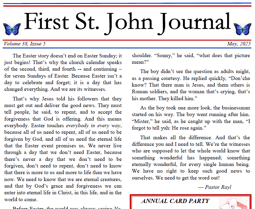 FSJ - Journal - May 2025
