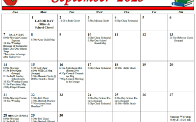 September 2025 Calendar