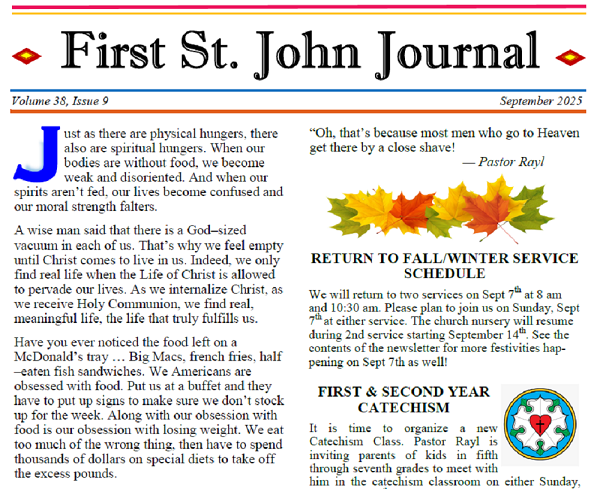 September 2025 Newsletter