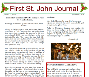 FSJ December 2025 Newsletter