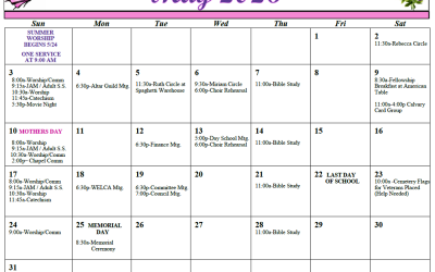 May 2026 Calendar