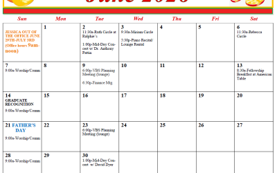 June 2026 Calendar