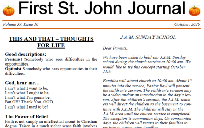 October 2026 Newsletter
